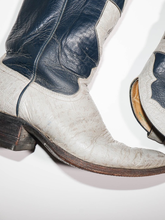 True Vintage 70\'s Justin Leather Custom Western Cowboy Boots USA